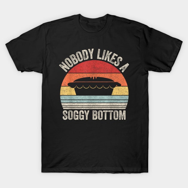 Nobody Likes A Soggy - Bottom British Baking T-Shirt by Origami Fashion